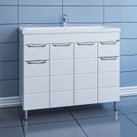 Товар: Тумба под раковину СанТа Родос 100 206016 Белая - фото 4 Тумба под раковину СанТа Родос 100 206016 Белая — фото 4, Тумбы под раковину