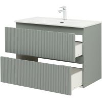 Товар: Тумба под раковину Aquanet Джейн 90 подвесная Мисти грин арт-335435 - фото 8 Тумба под раковину Aquanet Джейн 90 подвесная Мисти грин арт-335435 — фото 8, Тумбы под раковину