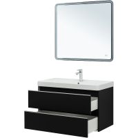 Товар: Тумба под раковину Aquanet Вега 90 329598 подвесная Черная - фото 19 Тумба под раковину Aquanet Вега 90 329598 подвесная Черная — фото 19, Тумбы под раковину