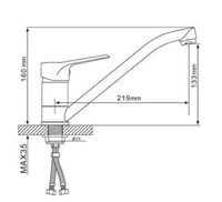 Товар: Смеситель для кухни Gappo G36 G4936 Хром - фото 12 Смеситель для кухни Gappo G36 G4936 Хром — фото 12, Смесители для кухни