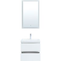 Комплект мебели для ванной Aquanet Беркли 50 306356 подвесной Белый глянец — фото 5, Комплекты мебели для ванной