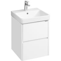 Тумба с раковиной Aquaton Сканди 45 1A2516K0SD010 подвесная Белая — фото 1, Тумбы с раковиной