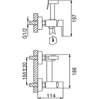 Товар: Гигиенический душ со смесителем Frap F7504-5 Сатин - фото 4 Гигиенический душ со смесителем Frap F7504-5 Сатин — фото 4, Гигиенические души