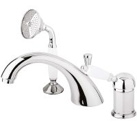 Смеситель на борт ванны Cezares Elite ELITE-BVDM-01-Bi Хром — фото 1, Смесители на борт ванны