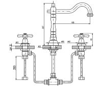 Товар: Смеситель для раковины Rav Slezak Morava retro MK132.5Z Золото - фото 3 Смеситель для раковины Rav Slezak Morava retro MK132.5Z Золото — фото 3, Смесители для раковины