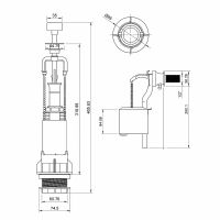 Сливная арматура Berges Eko 02 030202 с боковой подводкой — фото 12, Прочие комплектующие для слива и канализации