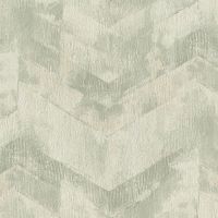 Обои RASCH Axiom 959819 Винил на флизелине (1,06*10,05) Серый/Бежевый/Зеленый, Геометрия — фото 1, Обои для стен