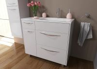 Тумба с раковиной Эстет Barcelona 90 R ФР-00003600 Белая — фото 2, Тумбы с раковиной