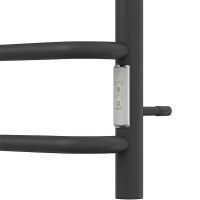 Электрический полотенцесушитель Point Сатурн PN90858B П8 500x800 диммер справа Черный — фото 4, Электрические полотенцесушители