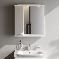 Зеркало со шкафом AM.PM Like 65 L M80MPL0651WG с подсветкой Белый — фото 2, Зеркальные шкафы в ванную