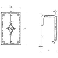 Держатель туалетной бумаги Bronze de Luxe Royal R25017 Бронза — фото 2, Держатели туалетной бумаги