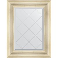 Зеркало Evoform Exclusive-G 76х59 BY 4031 с гравировкой в багетной раме - Травленое серебро 99 мм — фото 1, Мебель для ванной