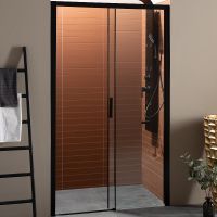 Товар: Душевая дверь Aquanet Pleasure AE60-N-160H200U-BT 160 273600 профиль Черный матовый стекло прозрачное - фото 1 Душевая дверь Aquanet Pleasure AE60-N-160H200U-BT 160 273600 профиль Черный матовый стекло прозрачное — фото 1, Раздвижные душевые двери