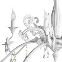 Люстра Artelamp Angelina A5349LM-8WH Белая — фото 2, Люстры