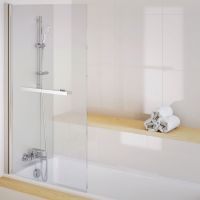 Товар: Шторка на ванну Excellent Actima 900 73 KAAC.1609.730.LP профиль Хром стекло прозрачное - фото 3 Шторка на ванну Excellent Actima 900 73 KAAC.1609.730.LP профиль Хром стекло прозрачное — фото 3, Неподвижные шторки для ванной