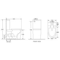 Товар: Унитаз компакт WeltWasser Salzbach 011 GL-WT 10000011688 с бачком и сиденьем Микролифт - фото 4 Унитаз компакт WeltWasser Salzbach 011 GL-WT 10000011688 с бачком и сиденьем Микролифт — фото 4, Унитазы