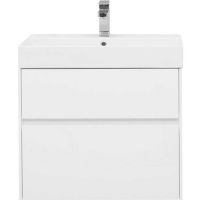 Тумба с раковиной Aquanet Бруклин 70 212597 подвесная Белая — фото 4, Тумбы с раковиной