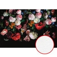 Фреска Ortograf Цветы 6742 Фактура бархат FX Флизелин (4,5*2,7) Черный/Разноцветный, Цветы — фото 1, Фрески