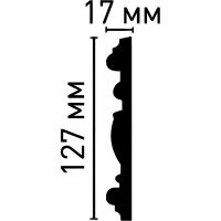Молдинг Decomaster 98092 2400x127x17 мм — фото 2, Молдинги