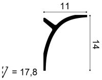 Карниз Orac Decor 2000x110x140 мм арт-C991 — фото 2, Карнизы