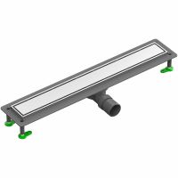 Товар: Душевой лоток Ctesi Way Line 80 BK4024050 с решеткой Хром / под плитку - фото 1 Душевой лоток Ctesi Way Line 80 BK4024050 с решеткой Хром / под плитку — фото 1, Душевые лотки