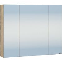 Зеркальный шкаф СанТа Марс 80 700417 Янтарное дерево — фото 1, Зеркальные шкафы в ванную