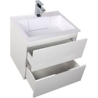 Тумба с раковиной Aquanet Алвита 60 213095 подвесная Белый глянец — фото 5, Мебель для ванной