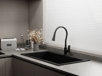 Смеситель для кухни Splenka Черный матовый арт-S41.43.06 — фото 2, Смесители для кухни