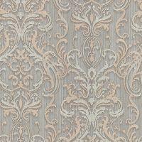 Обои Fipar Grand Classic R 28024 Винил на флизелине (1,06*10,05) Серый/Бежевый, Дамаск — фото 1, Обои для стен