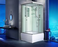 Душевая кабина WeltWasser WW500 Aller 904 90x90 10000003257 профиль Хром стекло прозрачное — фото 2, Душевые кабины