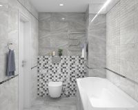 Товар: Керамический декор Laparet Prime мозаичный серый микс MM34040 25х25 см - фото 3 Керамический декор Laparet Prime мозаичный серый микс MM34040 25х25 см — фото 3, Керамическая плитка