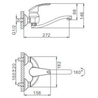 Товар: Смеситель для кухни Frap H21 F4621 Хром - фото 11 Смеситель для кухни Frap H21 F4621 Хром — фото 11, Смесители для кухни