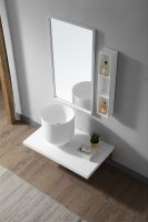 Раковина-чаша Abber Stein 40 AS2618 Белая матовая — фото 5, Раковины накладные