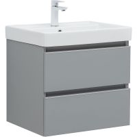 Тумба под раковину Aquanet Вега 60 329601 подвесная Мисти грин — фото 10, Тумбы под раковину