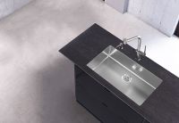 Кухонная мойка Alveus Nox 60 BRS 740x440x200 1149927 Брашированная сталь — фото 3, Кухонные мойки