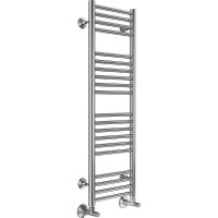 Водяной полотенцесушитель Terminus Аврора П20 300x1000 4670078529329 Хром, нижнее подключение, G 1/2" ВР, с угловым соединением — фото 1, Водяные полотенцесушители