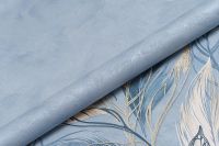 Обои Артекс Хлоя 10725-05 Винил на флизелине (1,06*10,05) Синий, Штукатурка — фото 3, Обои для стен