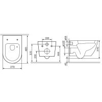 Товар: Унитаз AM.PM Like C801900SC подвесной с сиденьем Микролифт - фото 11 Унитаз AM.PM Like C801900SC подвесной с сиденьем Микролифт — фото 11, Подвесные унитазы