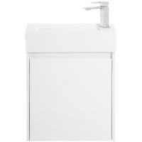 Тумба под раковину BelBagno Kraft Mini 50 R KRAFT MINI-500/260-1A-SO-BO-R подвесная Bianco Opaco — фото 1, Тумбы под раковину