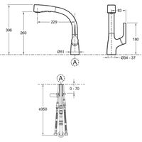 Смеситель для кухни Jacob Delafon Elate E13963-CP Хром — фото 4, Смесители для кухни
