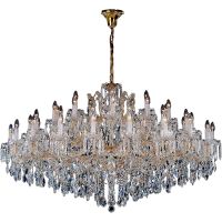 Люстра Crystal Lux Tesoro SP50 Прозрачный Золото — фото 1, Люстры