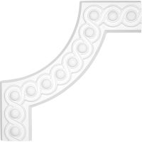 Угловой элемент молдинга Перфект AC214-12 20x260x260 мм — фото 1, Молдинги