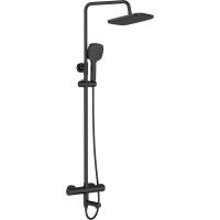 Товар: Душевая система Orange T02S4-911b Черная - фото 1 Душевая система Orange T02S4-911b Черная — фото 1, Душевые стойки