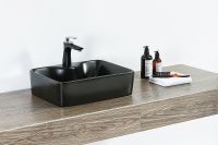 Раковина Orange 48 B01-475MB Черная матовая — фото 5, Раковины накладные