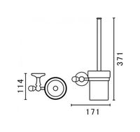 Товар: Ершик для унитаза Art&Max Antic Crystal AM-E-2681SJ-Br Бронза - фото 3 Ершик для унитаза Art&Max Antic Crystal AM-E-2681SJ-Br Бронза — фото 3, Ершики для унитаза