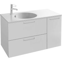 Тумба под раковину Jacob Delafon Odeon Rive Gauche 100 EB2544-R5-N18 подвесная Белая — фото 1, Тумбы под раковину