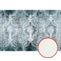 Фреска Ortograf Splendo 31763 Фактура флок FLK Флизелин (4*2,7) Серый, Вензель — фото 1, Фрески