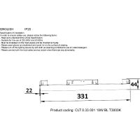 Товар: Трековый светильник Crystal Lux Space CLT 0.33 001 18W BL T3000K Черный - фото 2 Трековый светильник Crystal Lux Space CLT 0.33 001 18W BL T3000K Черный — фото 2, Трековые светильники