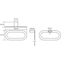Кольцо для полотенец Bemeta Organic 157104381 Хром — фото 3, Полотенцедержатели