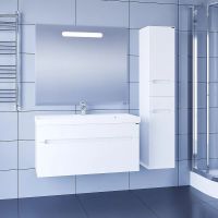 Тумба под раковину СанТа Лондон 100 224008л подвесная Белая — фото 5, Тумбы под раковину